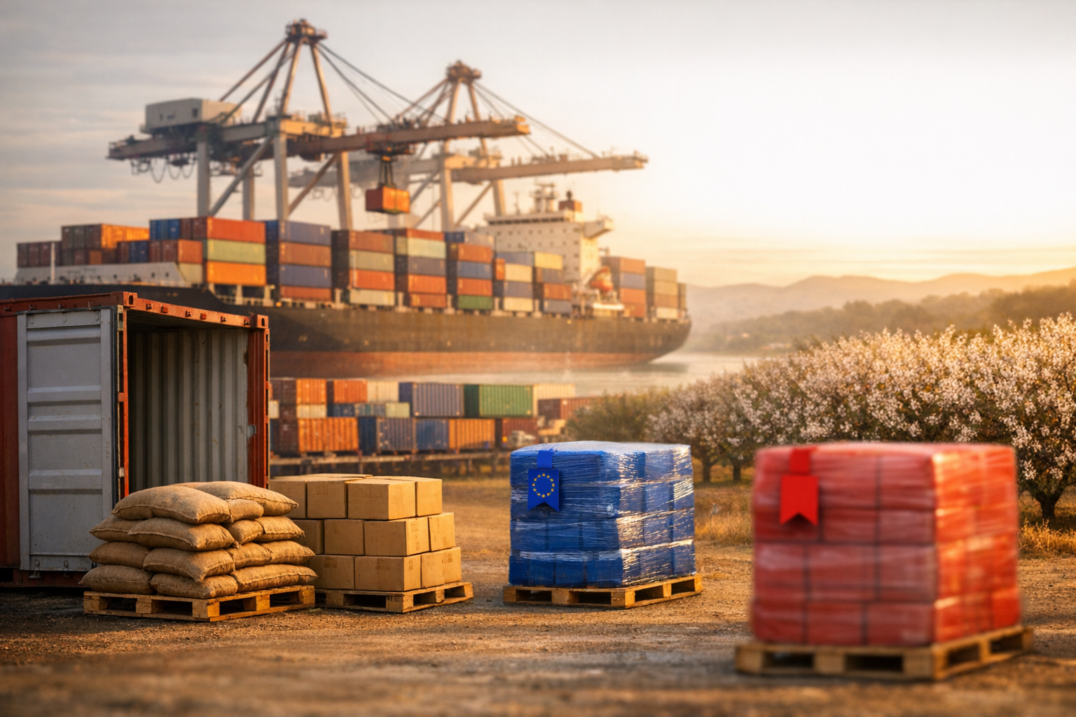 L’impennata delle esportazioni australiane di mandorle e il nuovo manuale multi-origine per gli acquirenti europei