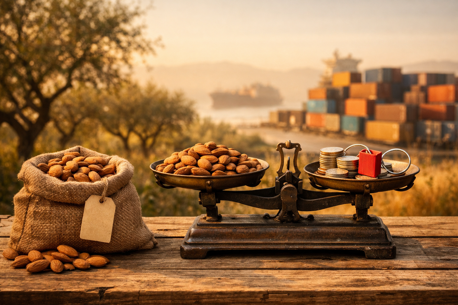 Costi delle mandorle californiane nel 2026: cosa significa il nuovo punto di pareggio per gli acquirenti europei e i produttori italiani