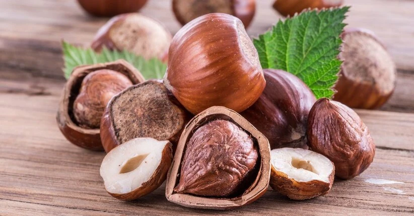 nocciole pronte per il consumo