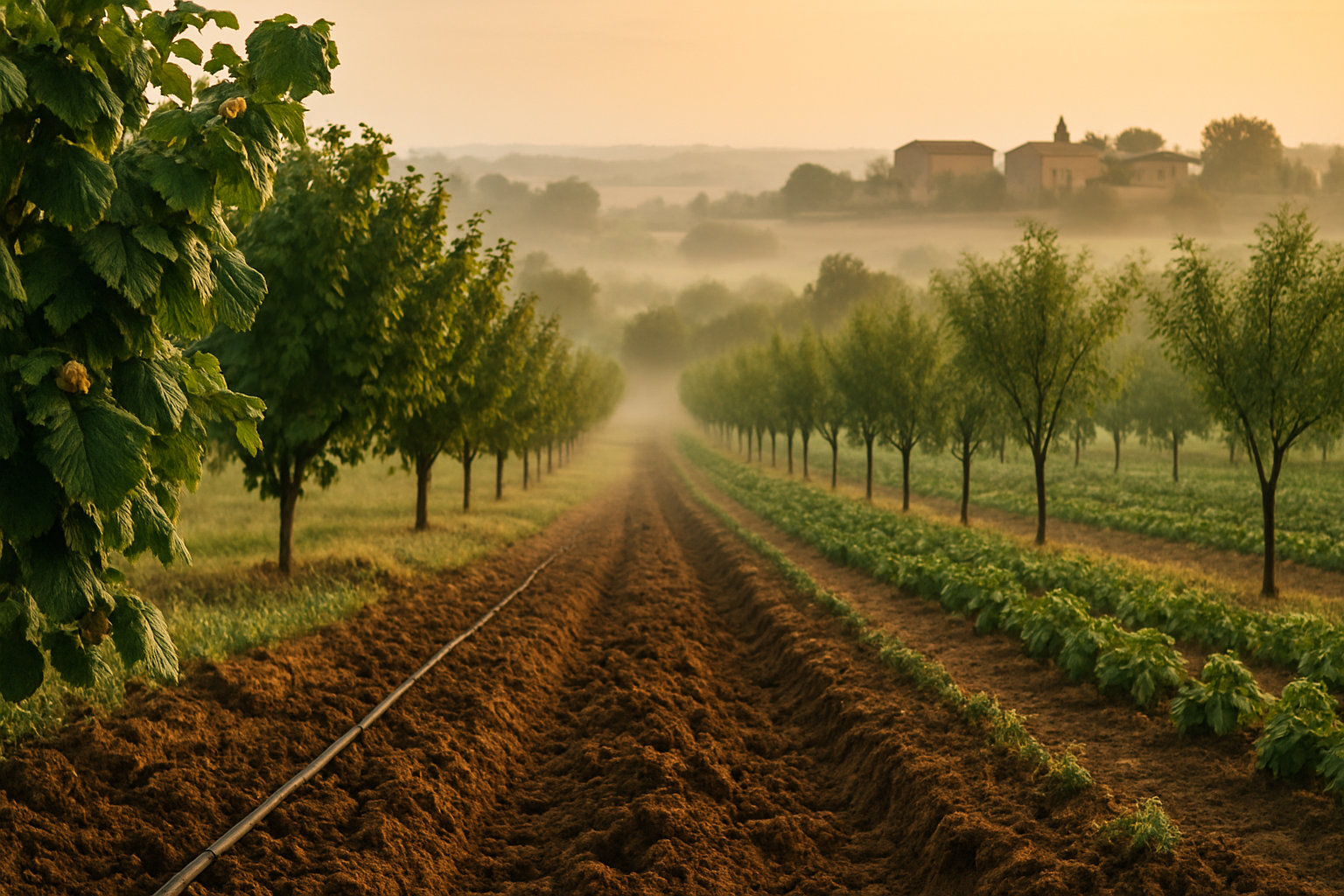 Agricultural Production of Hazelnuts and Almonds: How to Design a Profitable New Orchard (Soil, Climate, and Technical Choices)