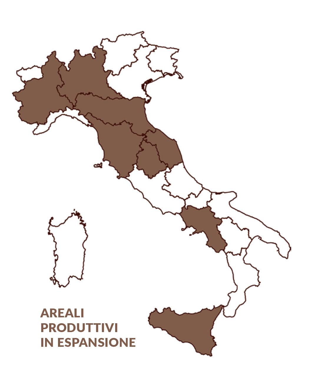 Geography of Italian hazelnut cultivation: production areas and models compared