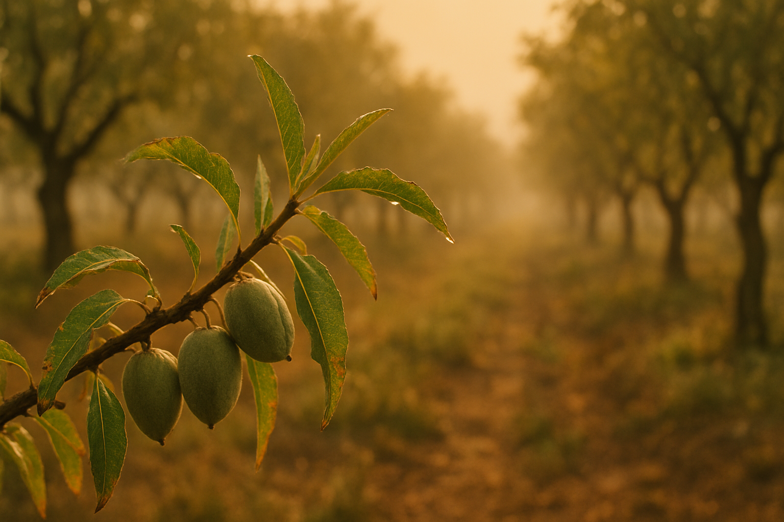 Xylella 威胁杏仁生产