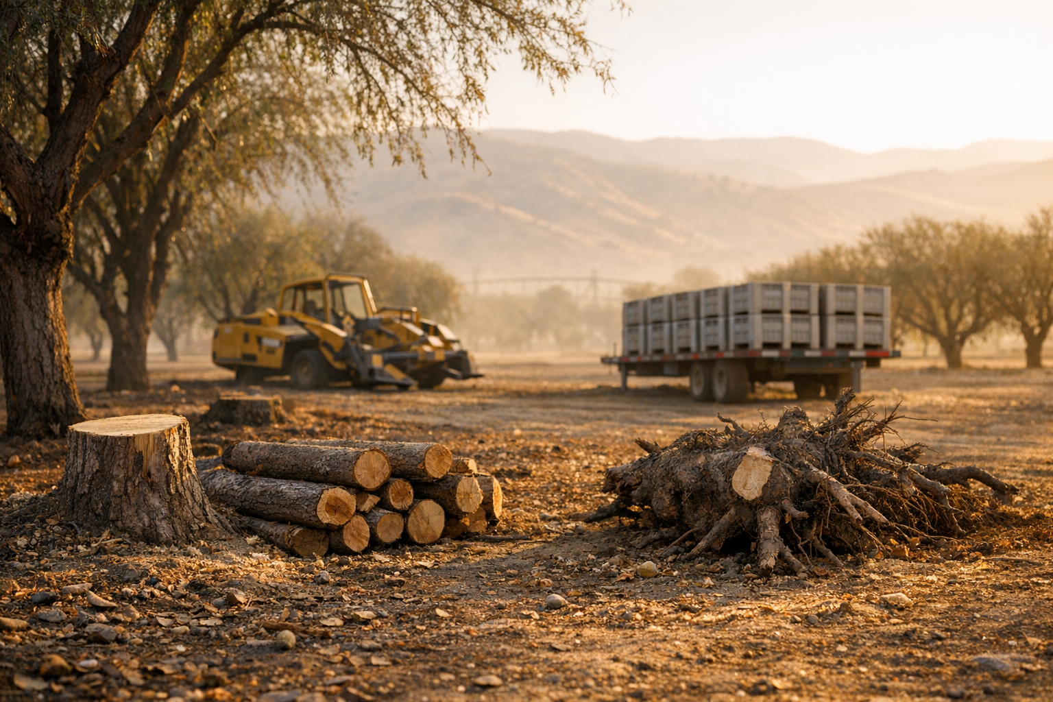 California Almond Acreage Declines First Time in 30 Years