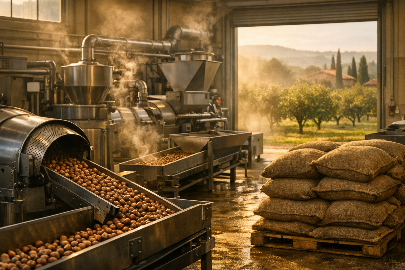Potenziamento della capacità di lavorazione delle nocciole in Italia per il 2026: segnali della domanda, realtà del capex e chi dovrebbe investire