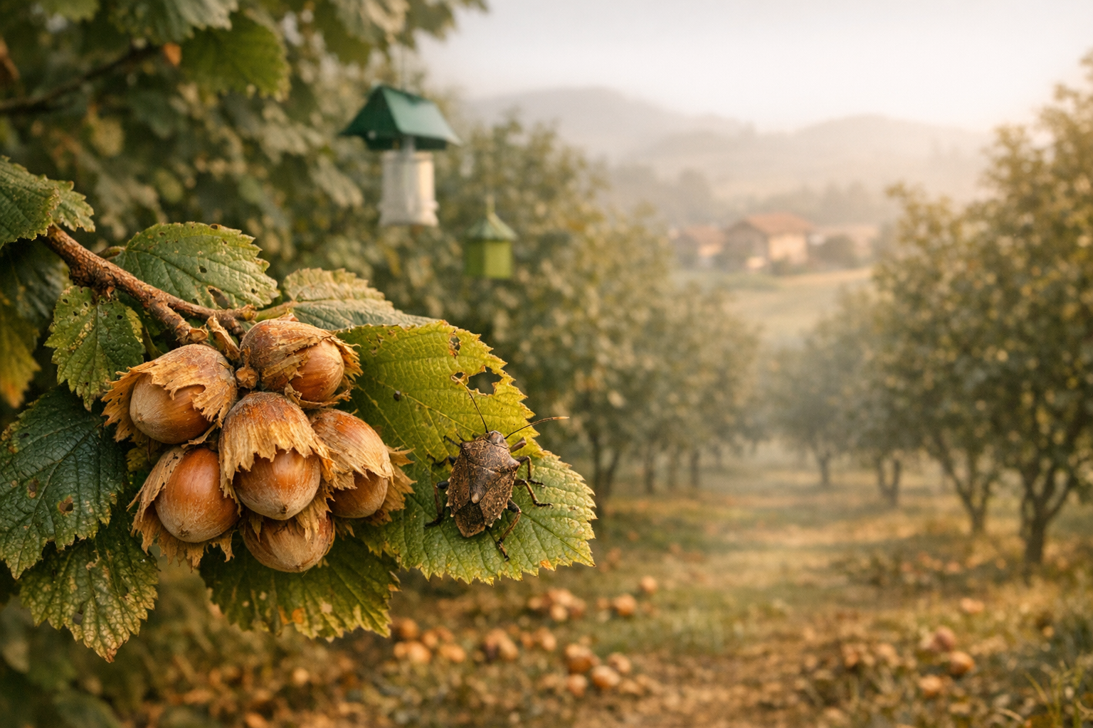 Piedmont Hazelnuts Rebound, but Asian Stink Bug Pressure Forces a New IPM Playbook for Low-Residue Supply