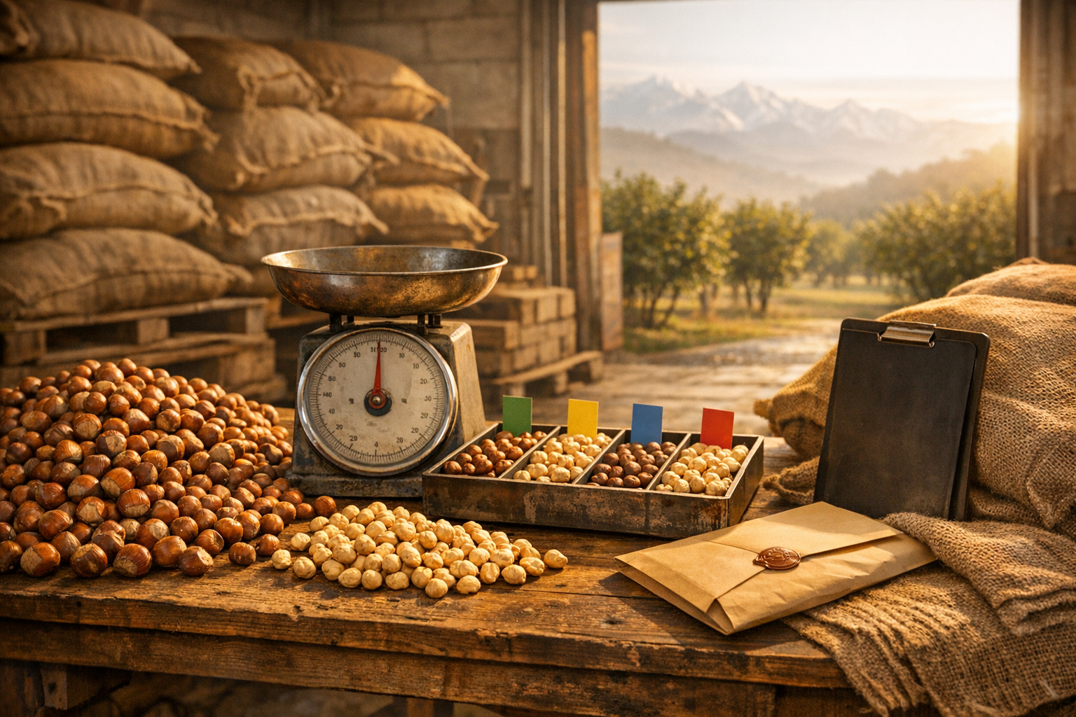 Hazelnuts open 2026 in Piemonte at €10 per yield point
